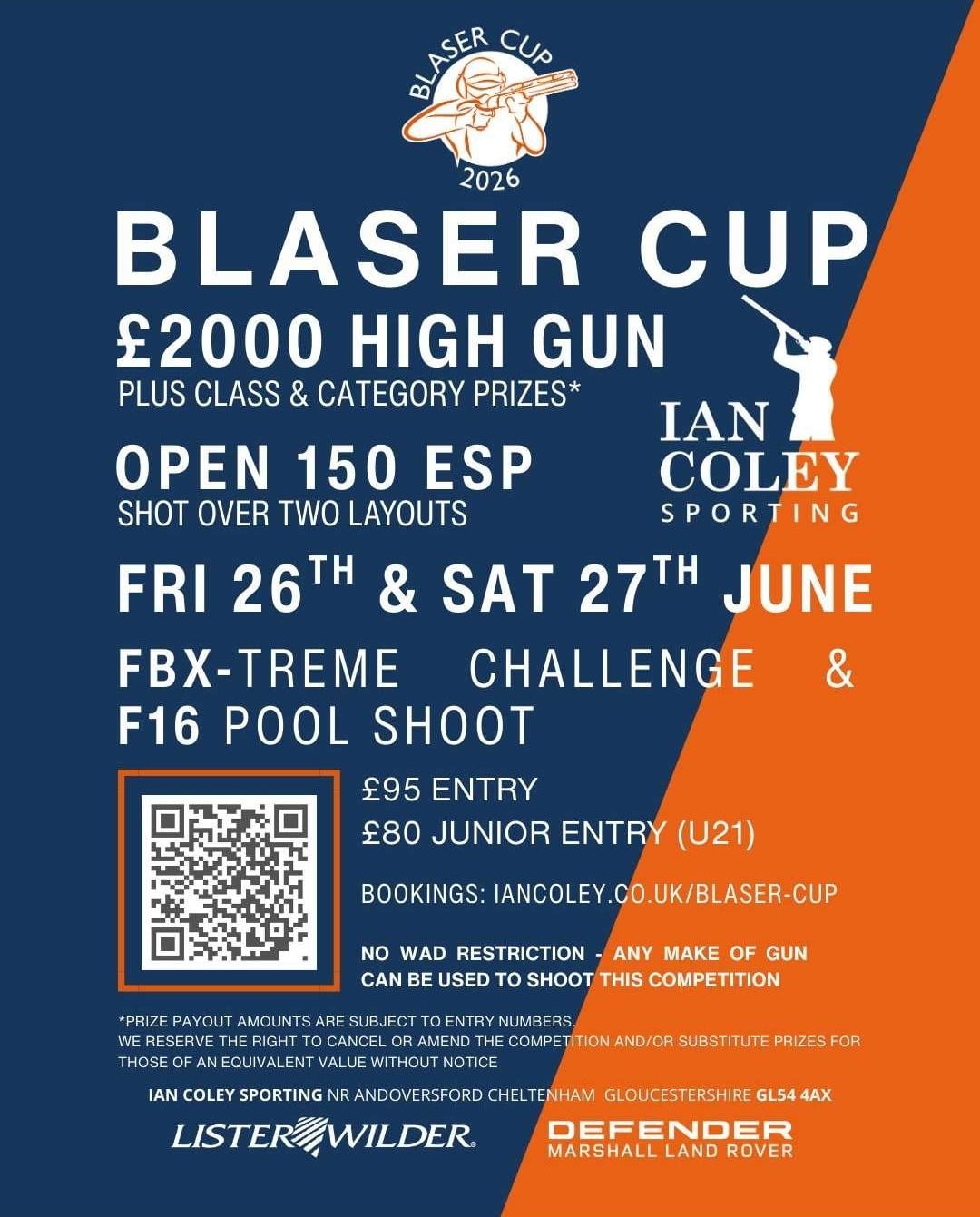 Blaser Cup 26–27 June 2026