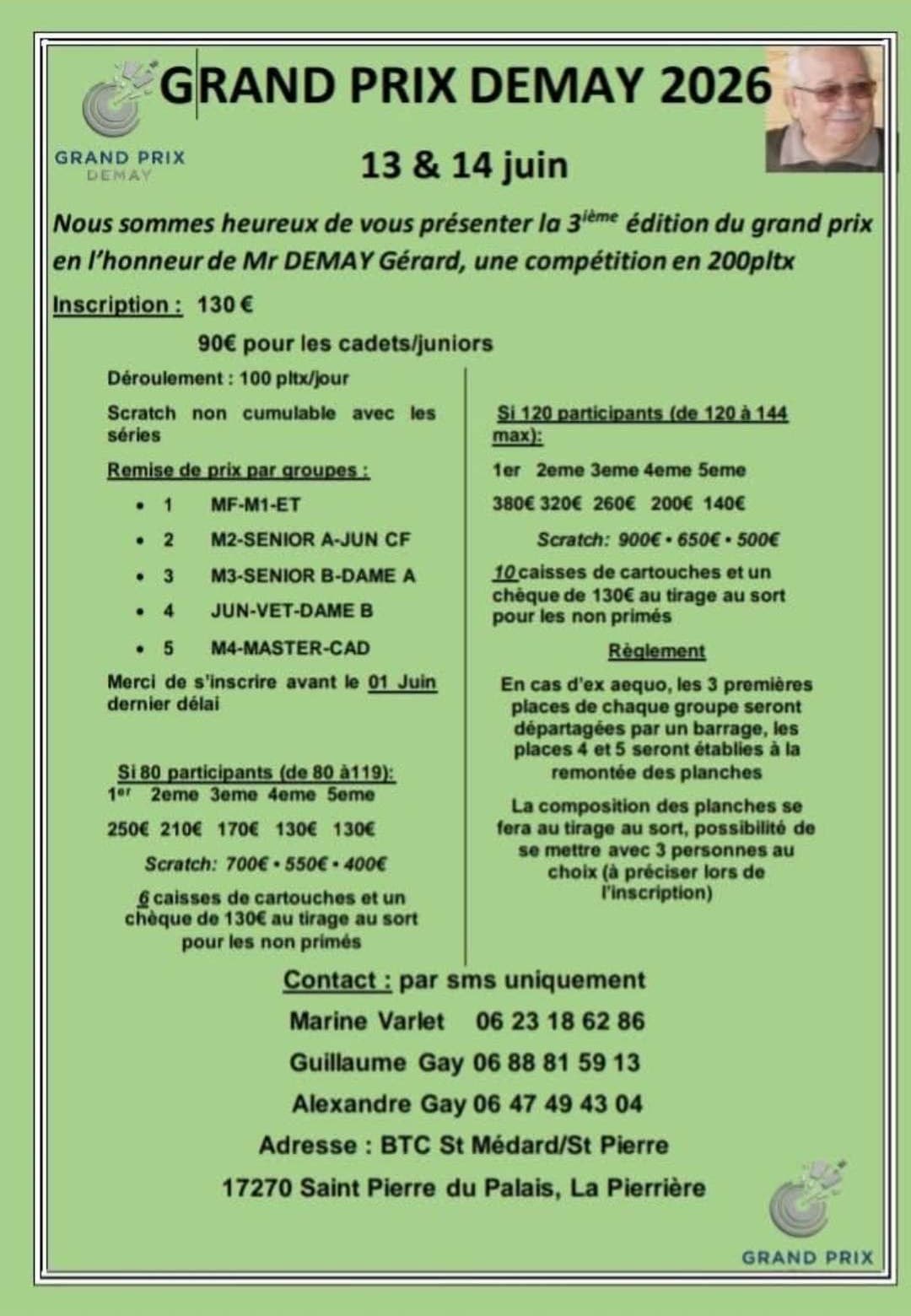 Grand Prix Demay 13-14 June 2026
